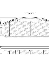 Posi-Quiet Ceramic Brake Pads with Shims and Hardware 105.15080                                     - 105.15080 - Image 3