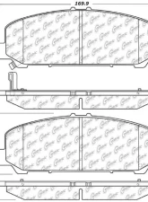 Posi-Quiet Ceramic Brake Pads with Shims and Hardware 105.15090                                     - 105.15090 - Image 3