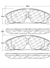 Posi-Quiet Ceramic Brake Pads with Shims and Hardware 105.16110                                     - 105.16110 - Image 3