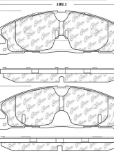 Posi-Quiet Ceramic Brake Pads with Shims and Hardware 105.16110                                     - 105.16110 - Image 4