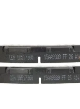 Posi-Quiet Ceramic Brake Pads with Shims and Hardware 105.17360                                     - 105.17360 - Image 2