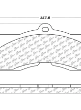 Posi-Quiet Extended Wear Brake Pads with Shims and Hardware 106.00080                                     - 106.00080 - Image 2