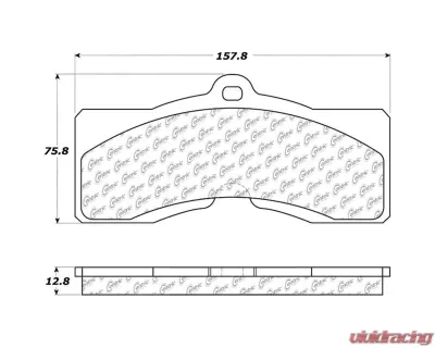 Posi-Quiet Extended Wear Brake Pads with Shims and Hardware 106.00080 - 106.00080