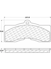 Posi-Quiet Extended Wear Brake Pads with Shims and Hardware 106.00080                                     - 106.00080 - Image 3