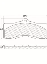 Posi-Quiet Extended Wear Brake Pads with Shims and Hardware 106.00080                                     - 106.00080 - Image 3