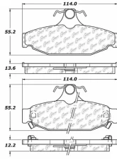 Posi-Quiet Extended Wear Brake Pads with Shims and Hardware 106.04130                                     - 106.04130 - Image 3