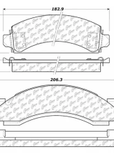 Posi-Quiet Extended Wear Brake Pads with Shims and Hardware 106.05430                                     - 106.05430 - Image 3