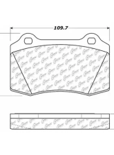 Posi-Quiet Extended Wear Brake Pads with Shims and Hardware 106.05920                                     - 106.05920 - Image 2
