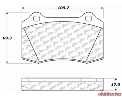 Posi-Quiet Extended Wear Brake Pads with Shims and Hardware 106.05920 - 106.05920
