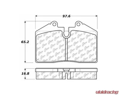 Posi-Quiet Extended Wear Brake Pads with Shims 106.06080 - 106.06080