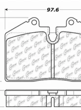 Posi-Quiet Extended Wear Brake Pads with Shims 106.06080                                     - 106.06080 - Image 3
