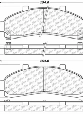 Posi-Quiet Extended Wear Brake Pads with Shims and Hardware 106.06520                                     - 106.06520 - Image 3