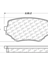 Posi-Quiet Extended Wear Brake Pads with Shims and Hardware 106.06800                                     - 106.06800 - Image 5