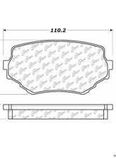 Posi-Quiet Extended Wear Brake Pads with Shims and Hardware 106.06800                                     - 106.06800 - Image 2
