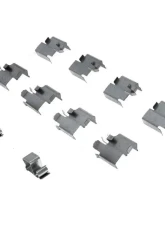 Posi-Quiet Extended Wear Brake Pads with Shims and Hardware 106.06800                                     - 106.06800 - Image 6