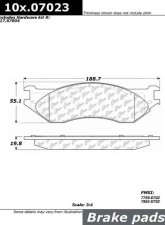 Posi-Quiet Extended Wear Brake Pads with Shims and Hardware 106.07023                                     - 106.07023 - Image 3