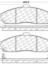 Posi-Quiet Extended Wear Brake Pads with Shims and Hardware 106.07310                                     - 106.07310 - Image 3