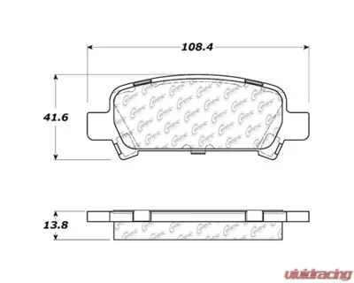 Posi-Quiet Extended Wear Brake Pads with Shims and Hardware 106.07700 - 106.07700