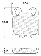 Posi-Quiet Extended Wear Brake Pads with Shims and Hardware 106.07710                                     - 106.07710 - Image 3
