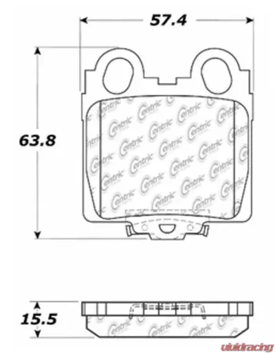 Posi-Quiet Extended Wear Brake Pads with Shims and Hardware 106.07710 - 106.07710