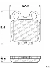 Posi-Quiet Extended Wear Brake Pads with Shims and Hardware 106.07710                                     - 106.07710 - Image 3