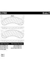 Posi-Quiet Extended Wear Brake Pads with Shims and Hardware 106.07860                                     - 106.07860 - Image 2