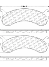 Posi-Quiet Extended Wear Brake Pads with Shims and Hardware 106.07860                                     - 106.07860 - Image 3