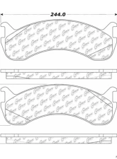 Posi-Quiet Extended Wear Brake Pads with Shims and Hardware 106.07860                                     - 106.07860 - Image 3