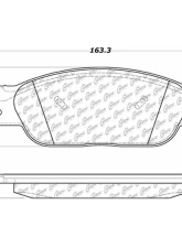 Posi-Quiet Extended Wear Brake Pads with Shims and Hardware 106.08050                                     - 106.08050 - Image 2