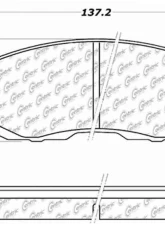 Posi-Quiet Extended Wear Brake Pads with Shims and Hardware 106.08151                                     - 106.08151 - Image 3