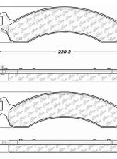 Posi-Quiet Extended Wear Brake Pads with Shims and Hardware 106.08210                                     - 106.08210 - Image 3