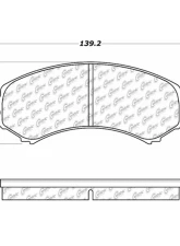 Posi-Quiet Extended Wear Brake Pads with Shims and Hardware 106.08670                                     - 106.08670 - Image 3