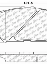 Posi-Quiet Extended Wear Brake Pads with Shims and Hardware 106.09080                                     - 106.09080 - Image 3
