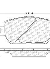Posi-Quiet Extended Wear Brake Pads with Shims and Hardware 106.09081                                     - 106.09081 - Image 2