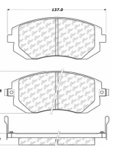 Posi-Quiet Extended Wear Brake Pads with Shims and Hardware 106.09290                                     - 106.09290 - Image 3