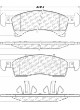 Posi-Quiet Extended Wear Brake Pads with Shims and Hardware 106.09340                                     - 106.09340 - Image 4