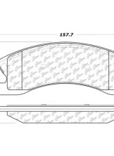Posi-Quiet Extended Wear Brake Pads with Shims and Hardware 106.09450                                     - 106.09450 - Image 2