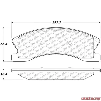 Posi-Quiet Extended Wear Brake Pads with Shims and Hardware 106.09450 - 106.09450