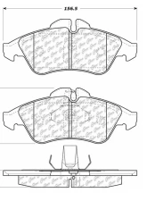 Posi-Quiet Extended Wear Brake Pads with Shims and Hardware 106.09500                                     - 106.09500 - Image 3