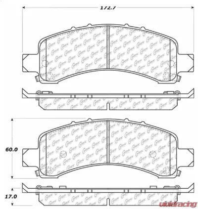 Posi-Quiet Extended Wear Brake Pads with Shims and Hardware 106.09741 - 106.09741
