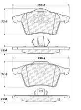 Posi-Quiet Extended Wear Brake Pads with Shims and Hardware 106.09790                                     - 106.09790 - Image 3