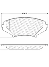 Posi-Quiet Extended Wear Brake Pads with Shims and Hardware 106.10090                                     - 106.10090 - Image 4