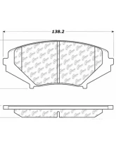 Posi-Quiet Extended Wear Brake Pads with Shims and Hardware 106.10090                                     - 106.10090 - Image 2