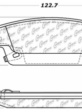 Posi-Quiet Extended Wear Brake Pads with Shims and Hardware 106.10200                                     - 106.10200 - Image 3