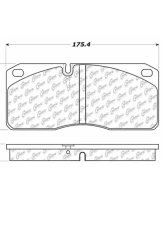 Posi-Quiet Extended Wear Brake Pads with Shims 106.10270                                     - 106.10270 - Image 3