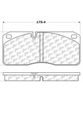 Posi-Quiet Extended Wear Brake Pads with Shims 106.10270                                     - 106.10270 - Image 3