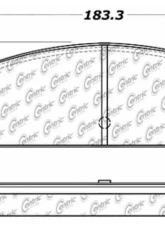 Posi-Quiet Extended Wear Brake Pads with Shims and Hardware 106.10580                                     - 106.10580 - Image 3
