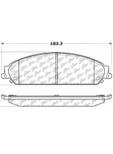 Posi-Quiet Extended Wear Brake Pads with Shims and Hardware 106.10580                                     - 106.10580 - Image 3