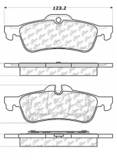 Posi-Quiet Extended Wear Brake Pads with Shims and Hardware 106.10600                                     - 106.10600 - Image 3