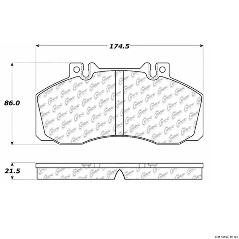 Posi-Quiet Extended Wear Brake Pads with Shims 106.10620 - 106.10620